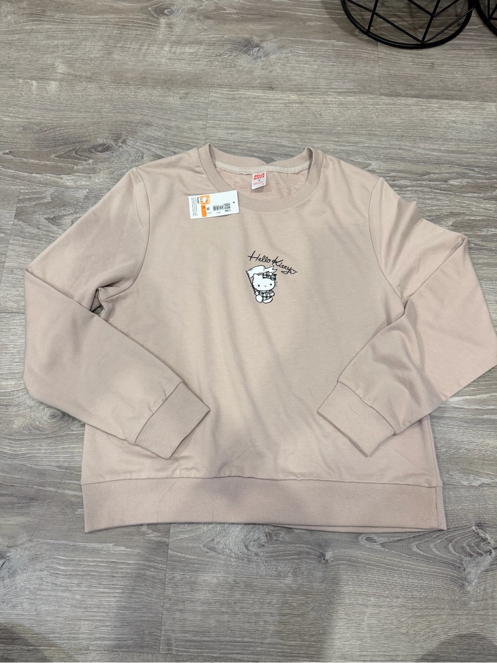 Hello Kitty Men's Crewneck Sweatshirt - Soft Beige